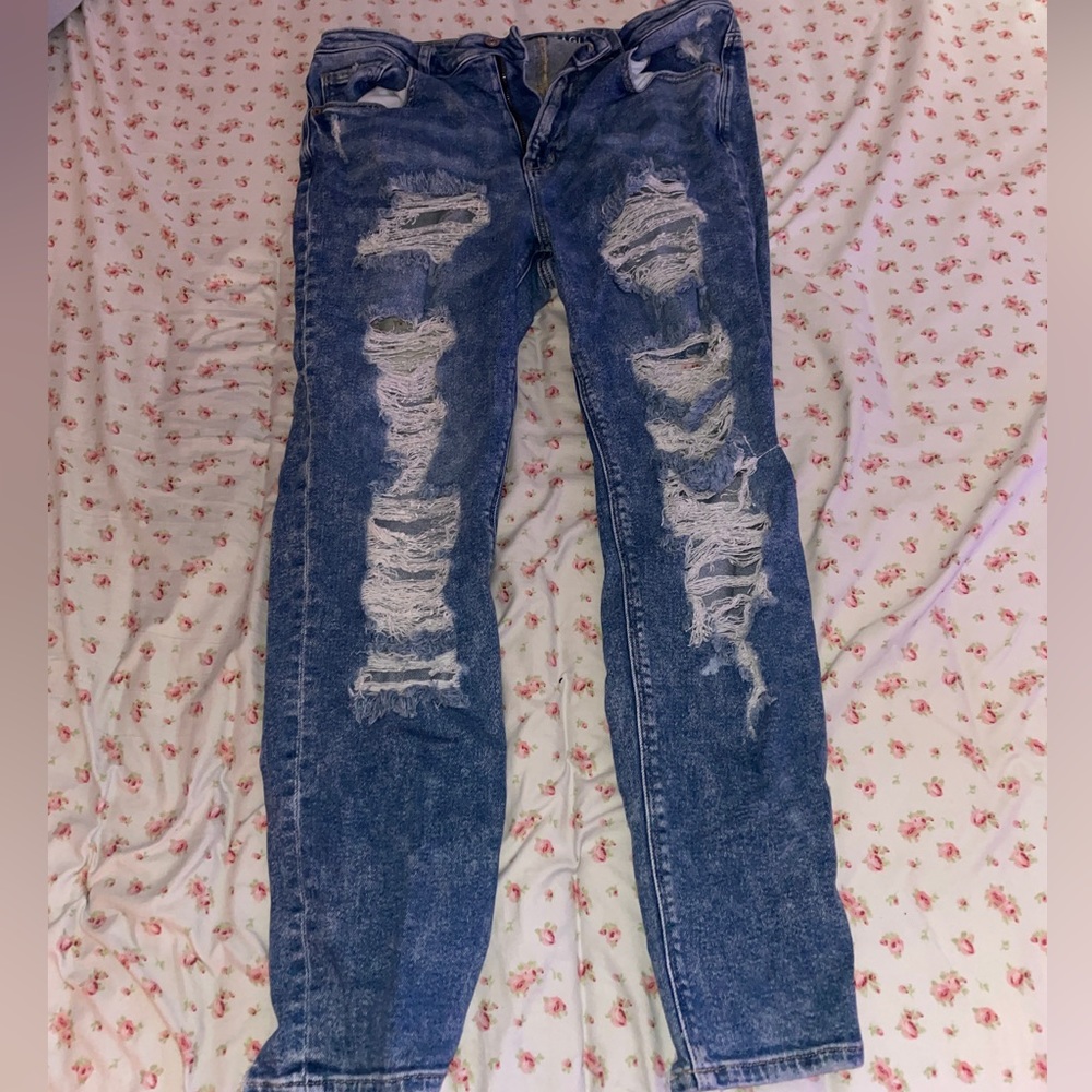 american eagle size 12 wash mom jeans